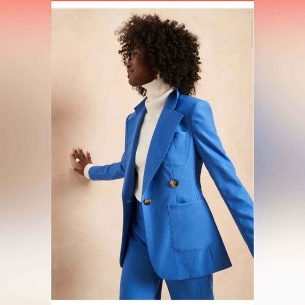 BR x Harbison Leisure Suit Blazer - A Business-Ready Statement, NWT, Sz 14